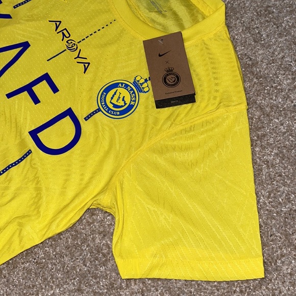 Nike Al Nasir Cristiano Ronaldo 2023/2024 Men’s Player Home Soccer Jersey🆕 - Picture 3 of 7